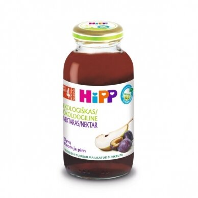 Organic plum nectar