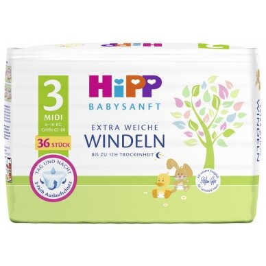 ENVIRONMENTALLY FRIENDLY DIAPERS HIPP 3