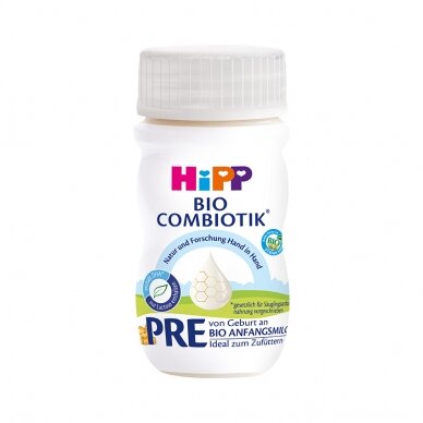 HiPP 1 BIO COMBIOTIK® Organic infant formula from birth onwards. Ready to use.